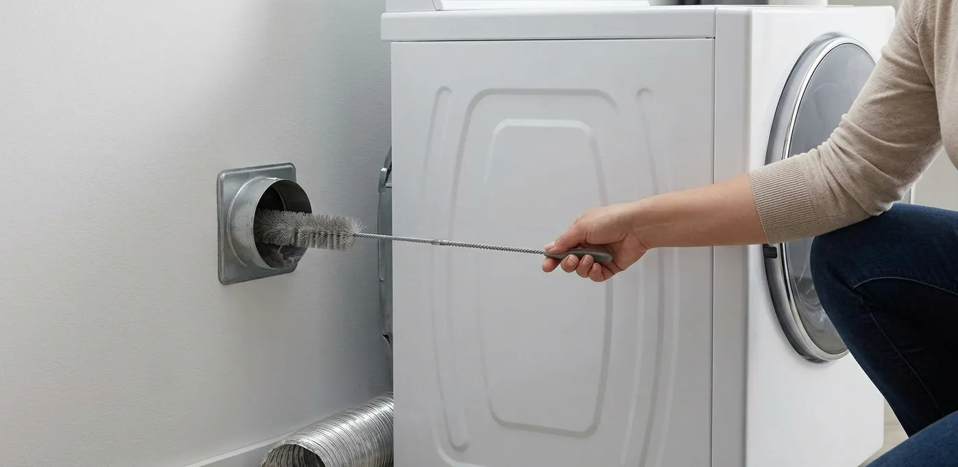 dryer vent cleaning to prevent fire hazards and lint buildup