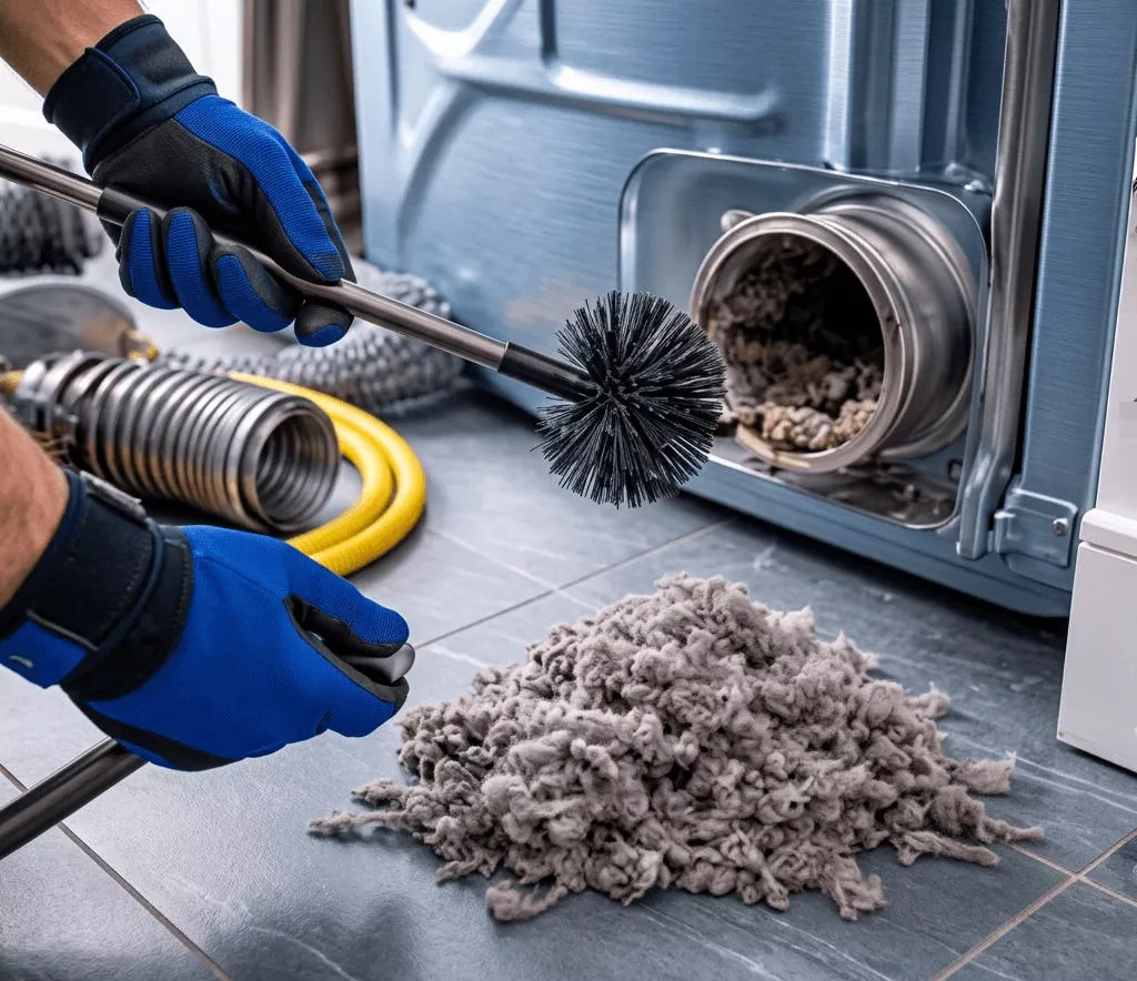 Dryer Vent Unclogging