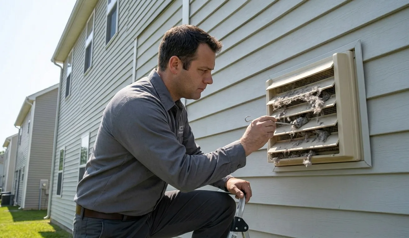 dryer vent cleaning service in Bolingbrook IL for better airflow